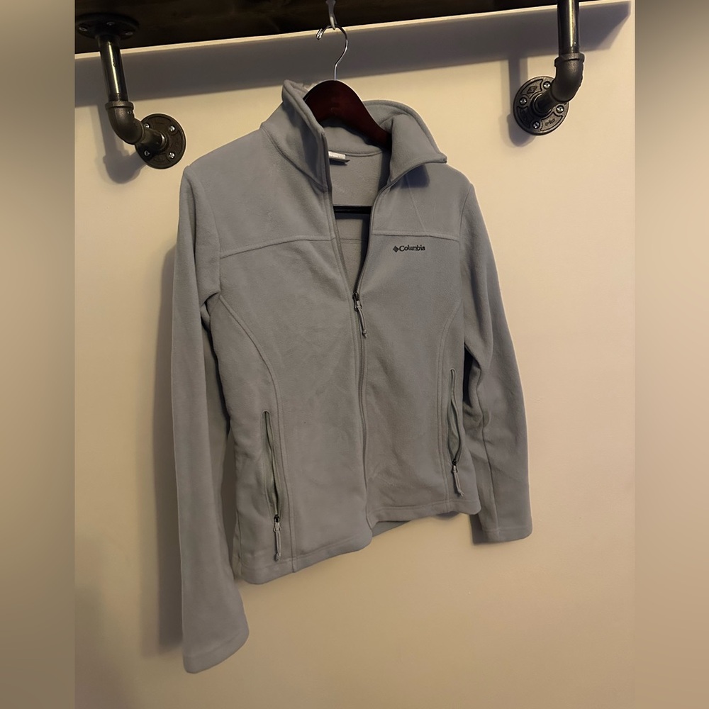Columbia zip up fleece jacket